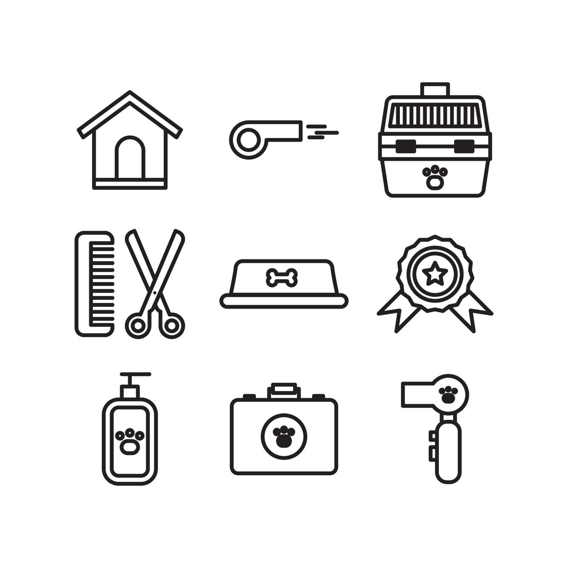 Outlined Dog Wash Icons 12630253 Vector Art At Vecteezy Outlined Dog Wash Icons 12630253 Vector Art At Vecteezy