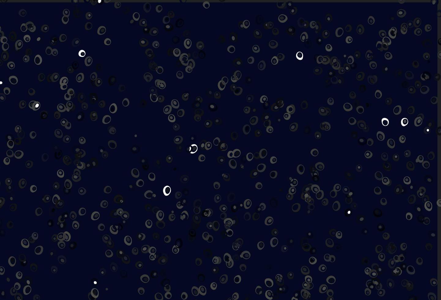 Light Black vector background with bubbles.