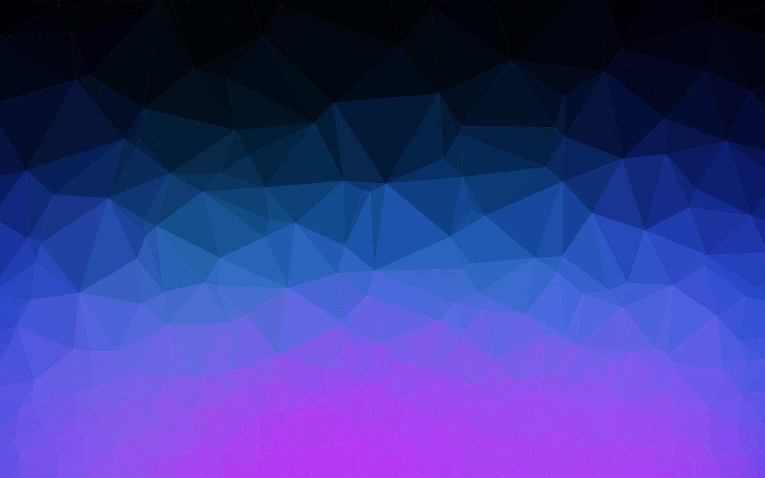 Dark Pink, Blue vector shining triangular background.