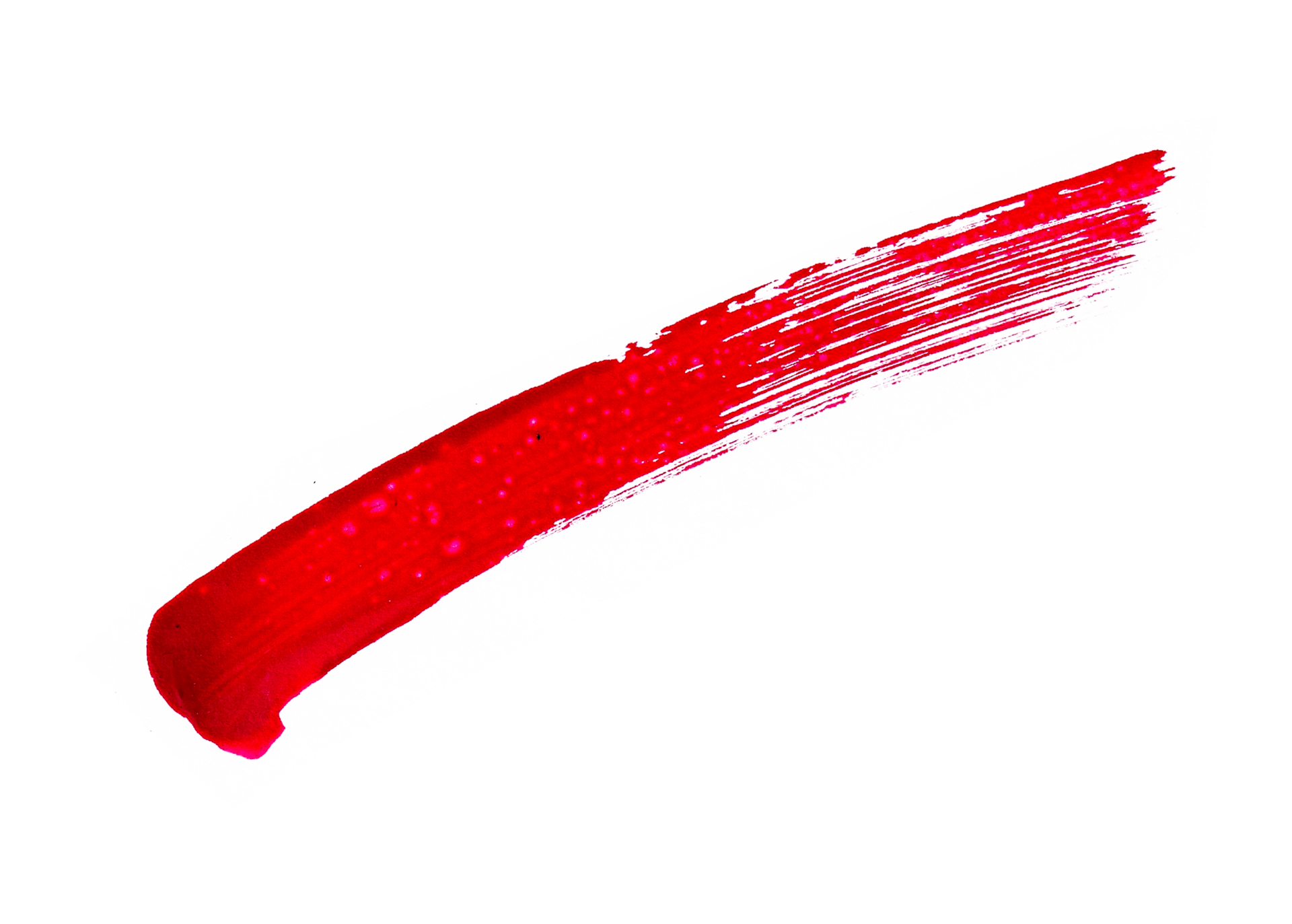 red acrylic paint strokes for design elements. artistic brush strokes