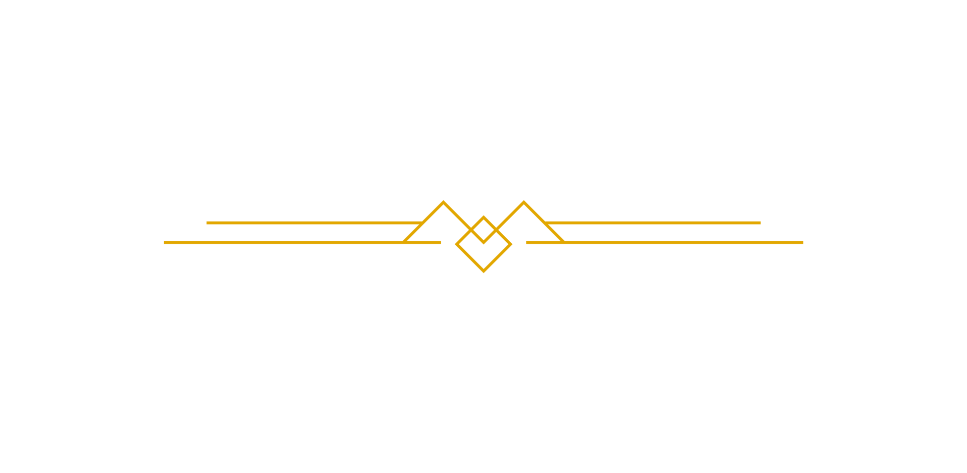 art deco outline stroke in golden color for classy and luxury style