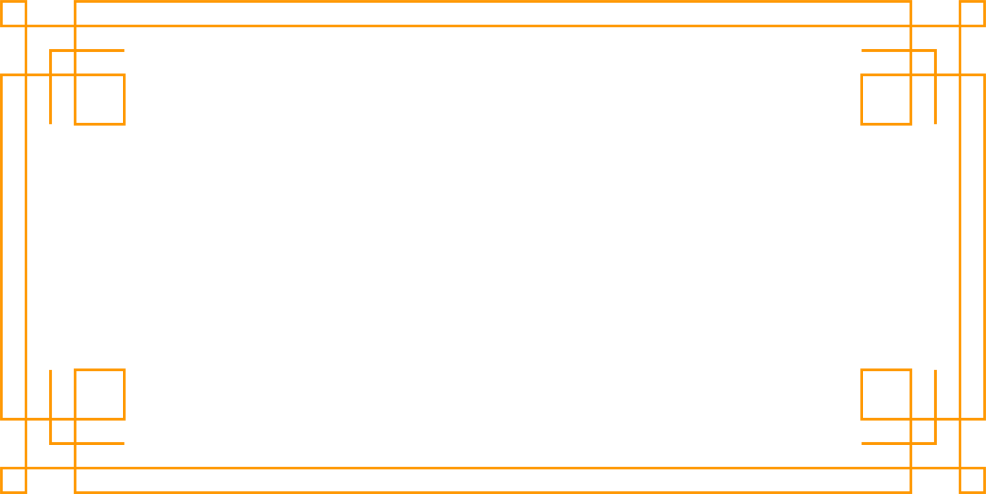 frame art deco outline stroke in golden color for classy and luxury style. premium vintage line art design element png