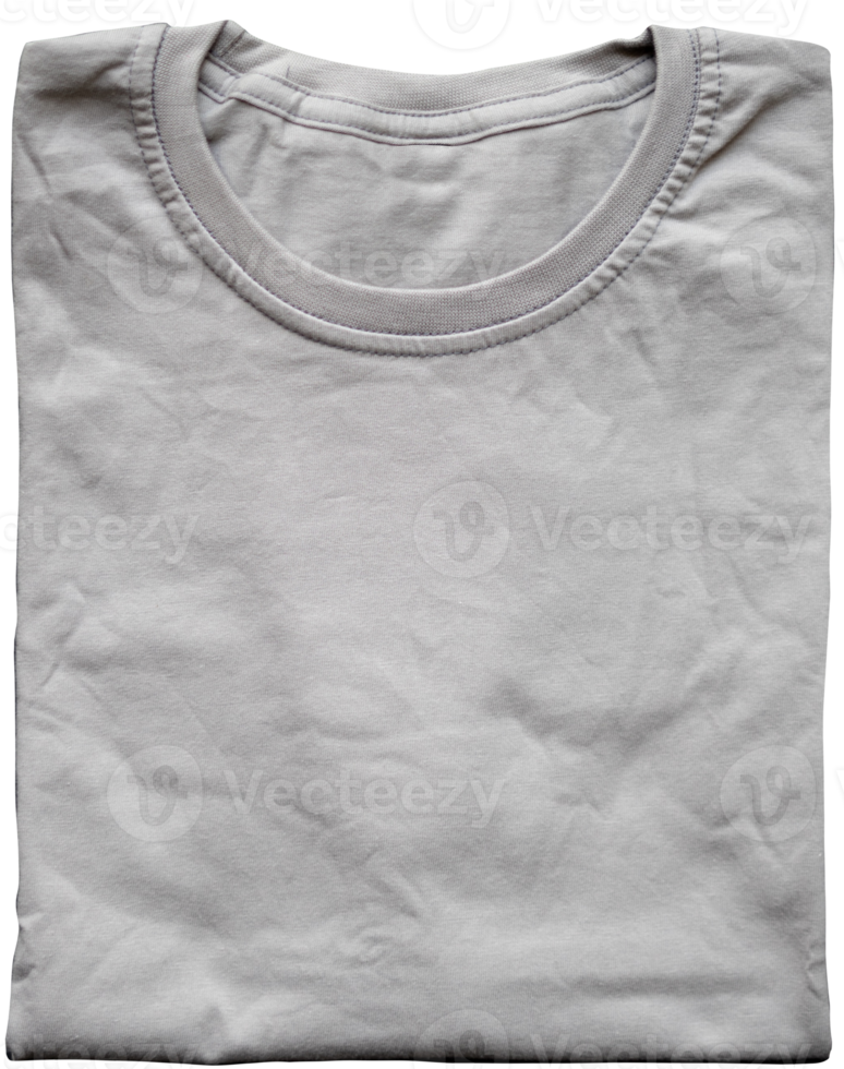 plain foldable t-shirts for mockup templates and advertising campaigns png