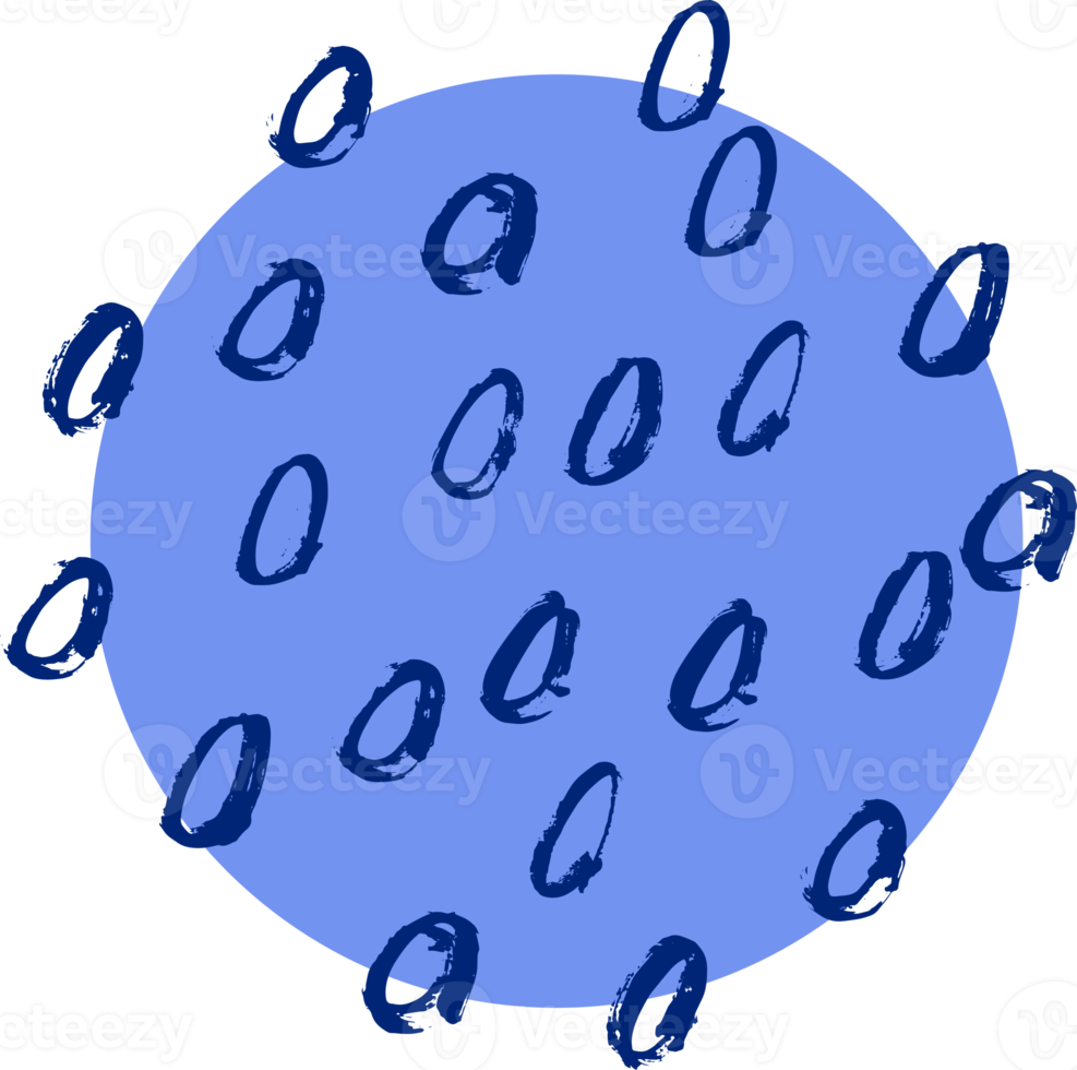 abstrakt trendig i borsta stroke för design element png