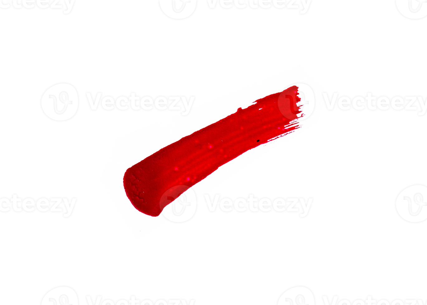 red acrylic paint strokes for design elements. artistic brush strokes for ornament and lower thirds isolated background png