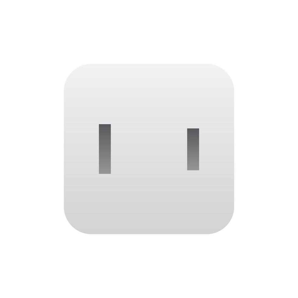 Realistic socket outlet icon, Vector. vector
