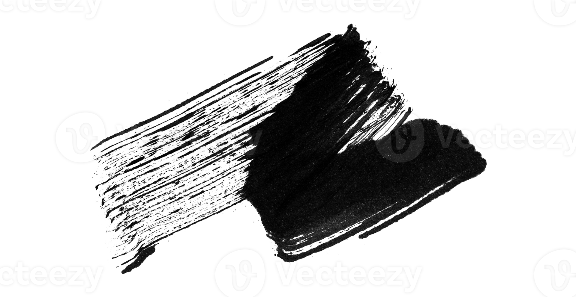 black acrylic paint strokes for design elements. artistic brush strokes