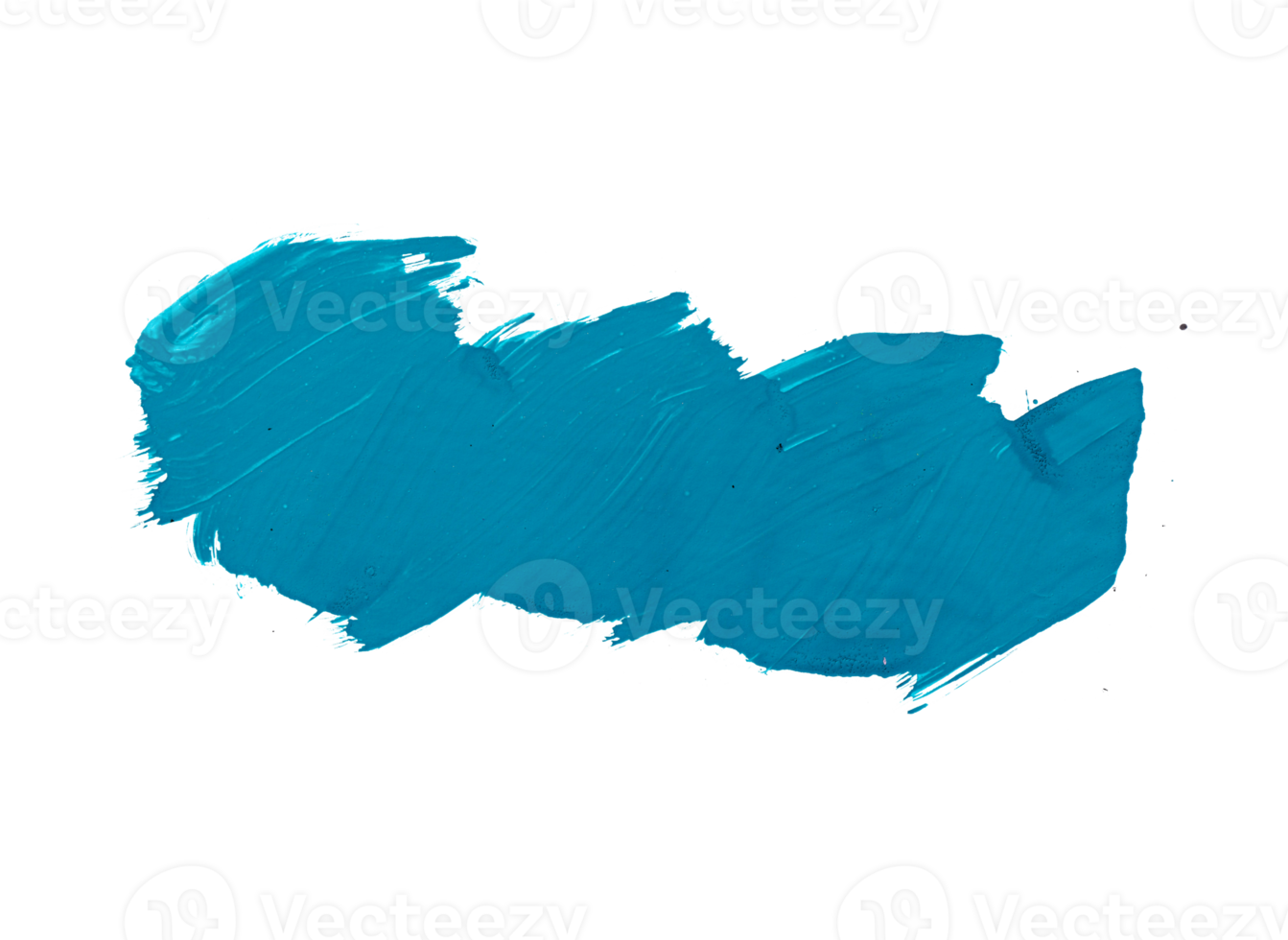 blue acrylic paint strokes for design elements. artistic brush strokes for ornament and lower thirds isolated background png