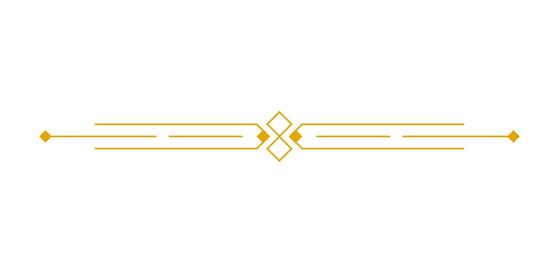 art deco outline stroke in golden color for classy and luxury style. premium vintage line art design element png