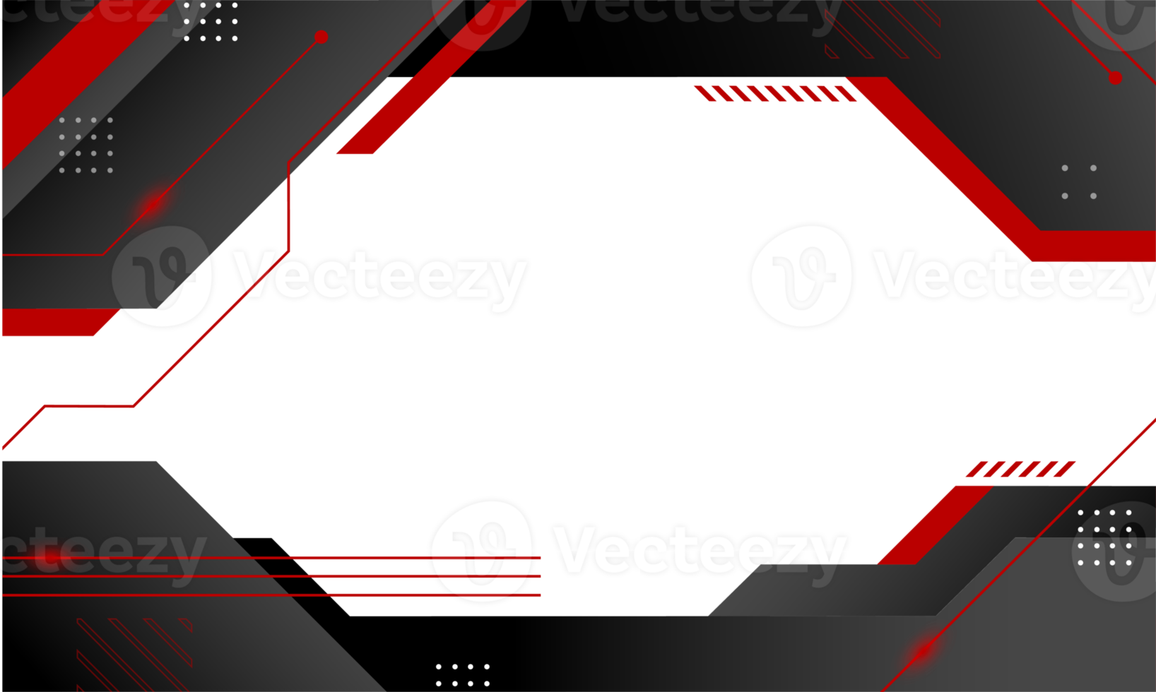 futuristic gaming overlay for design element copy space. modern shape for ornament live streaming HUD monitor display png