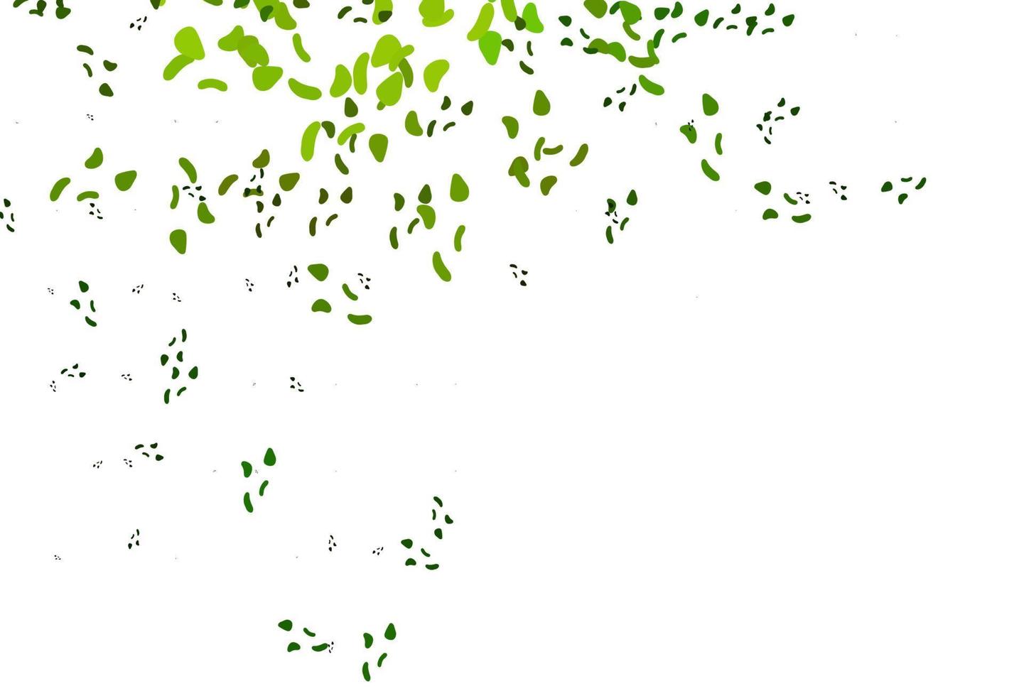 Light Green vector backdrop with abstract shapes.