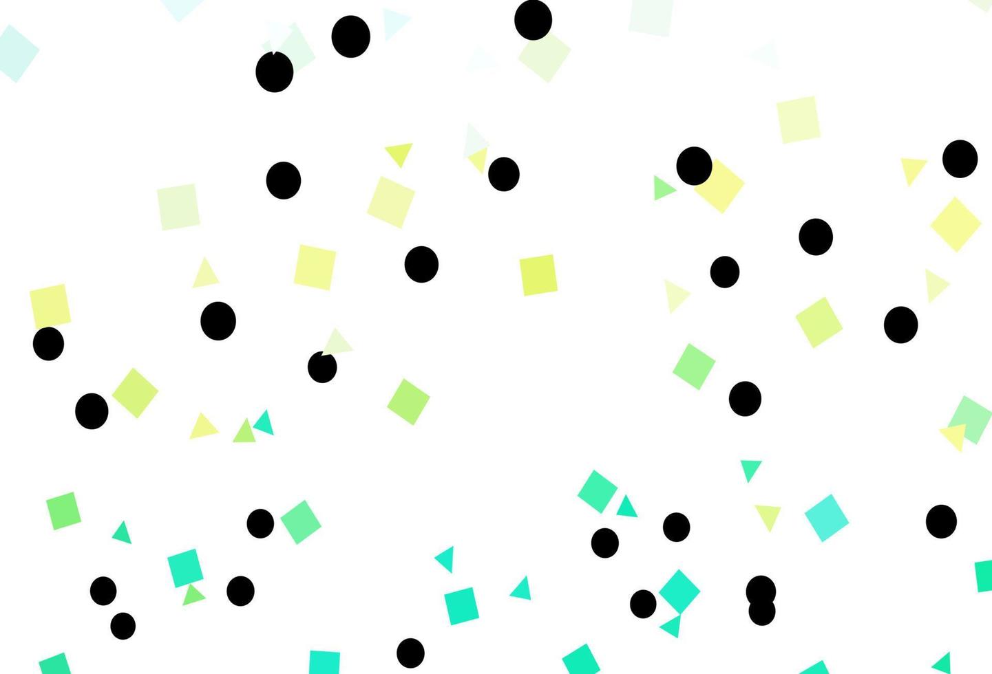 Light Blue, Yellow vector template with crystals, circles, squares.