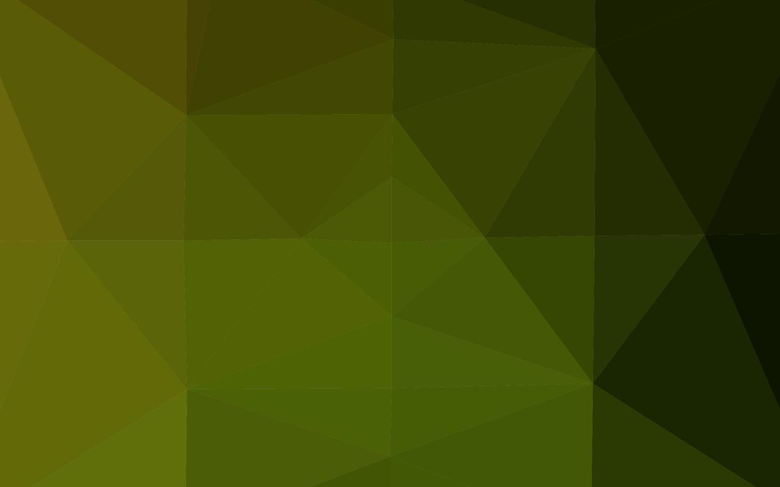 Dark Green, Yellow vector shining triangular pattern.