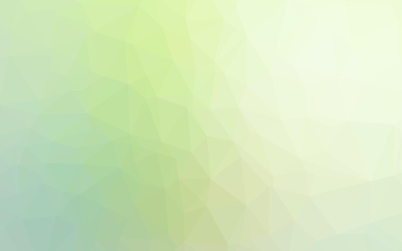 Light Green vector blurry triangle pattern.
