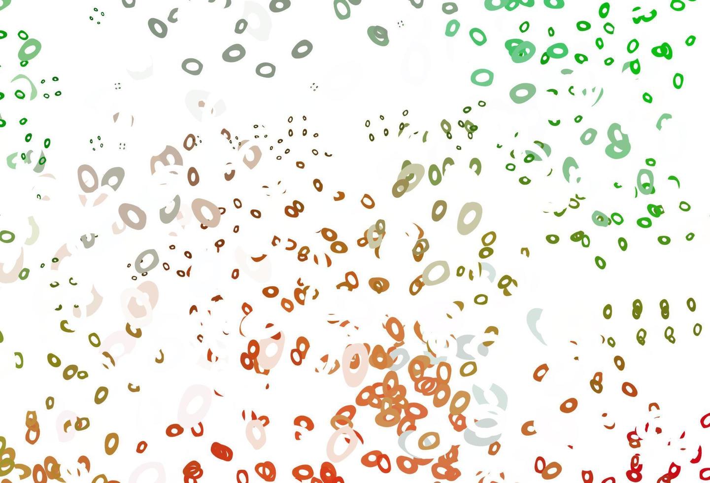 Light Green, Red vector template with circles.