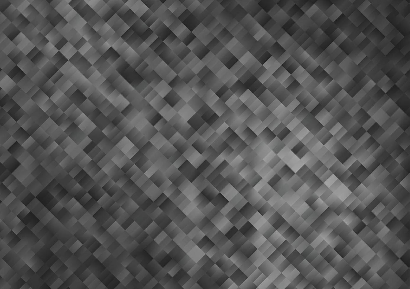 textura de vector gris plateado claro en estilo rectangular.