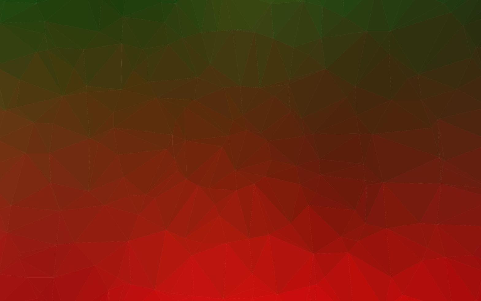 Light Green, Red vector low poly layout.