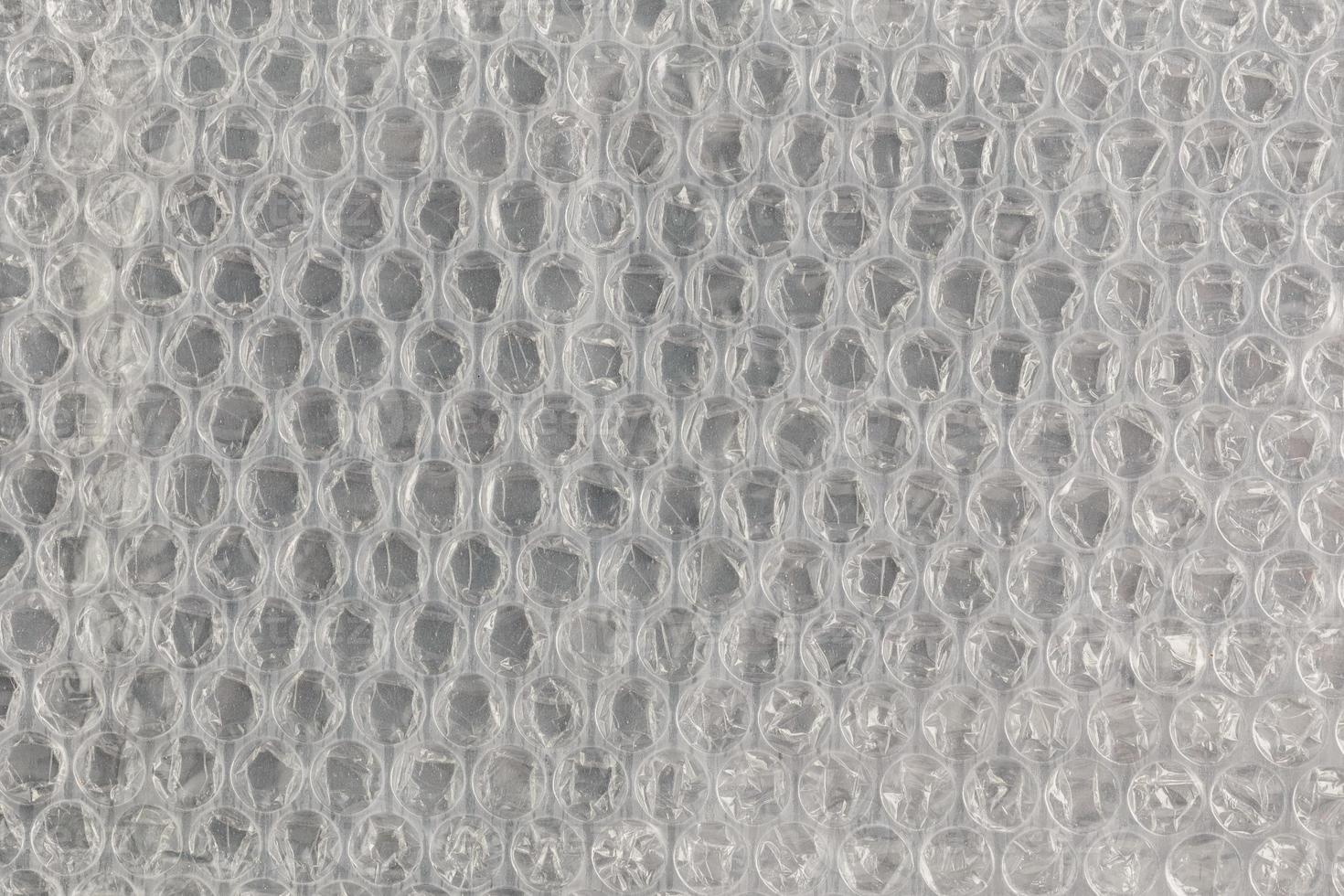 air bubble wrap - real life close-up texture and background photo