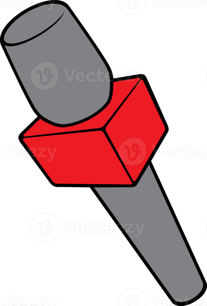 couleur du microphone d'actualités png