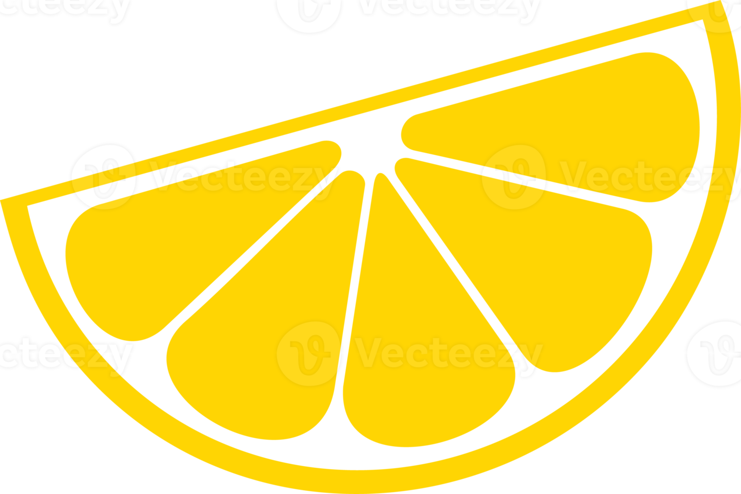 Limone fetta colore png