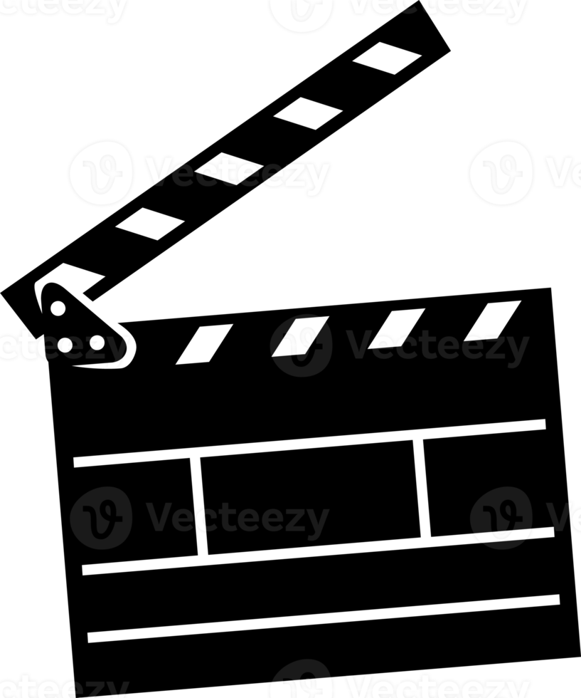 Cinema Clapboard Silhouette png