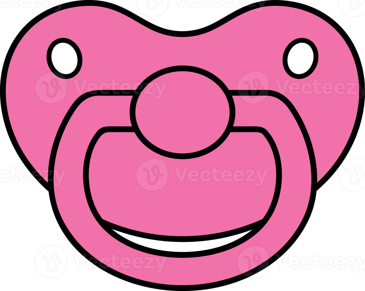 Pink Baby Pacifier png
