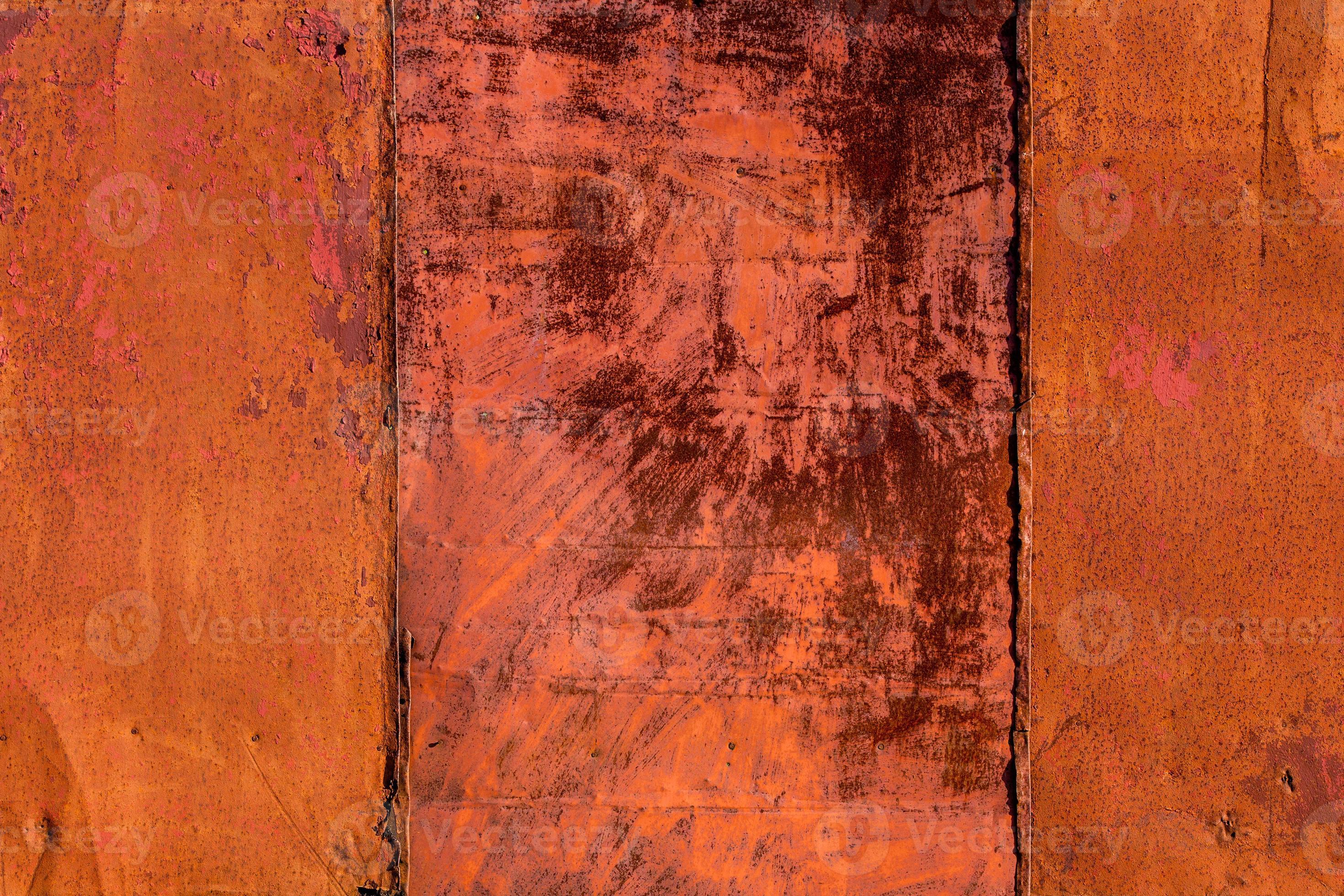 rusted tin sheets patchwork wall texture and flat background 12639130