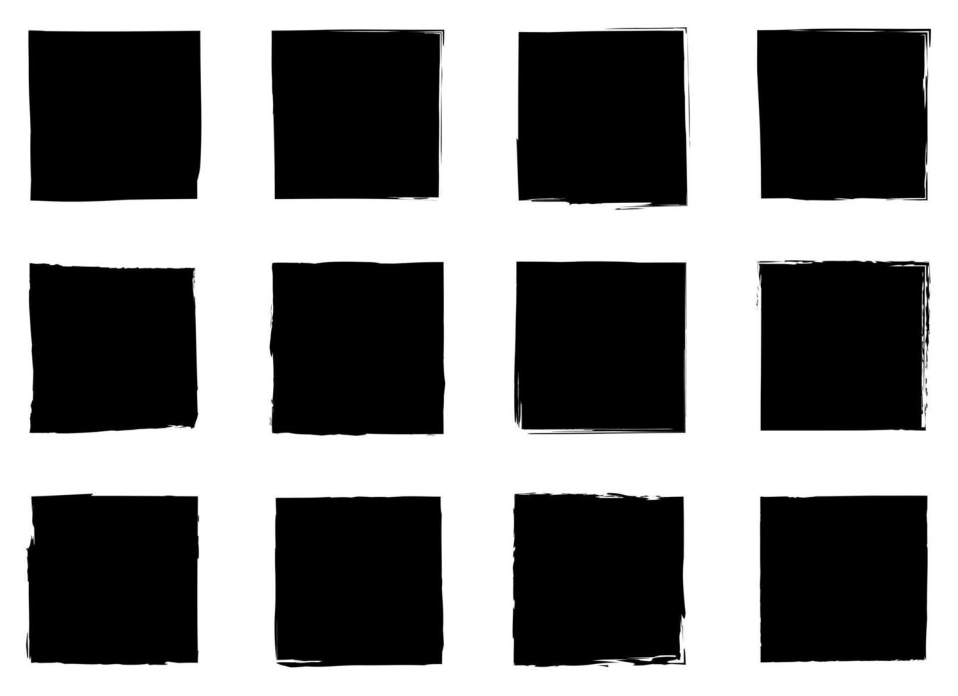 Black simple banner vector design illustration isolated on white background