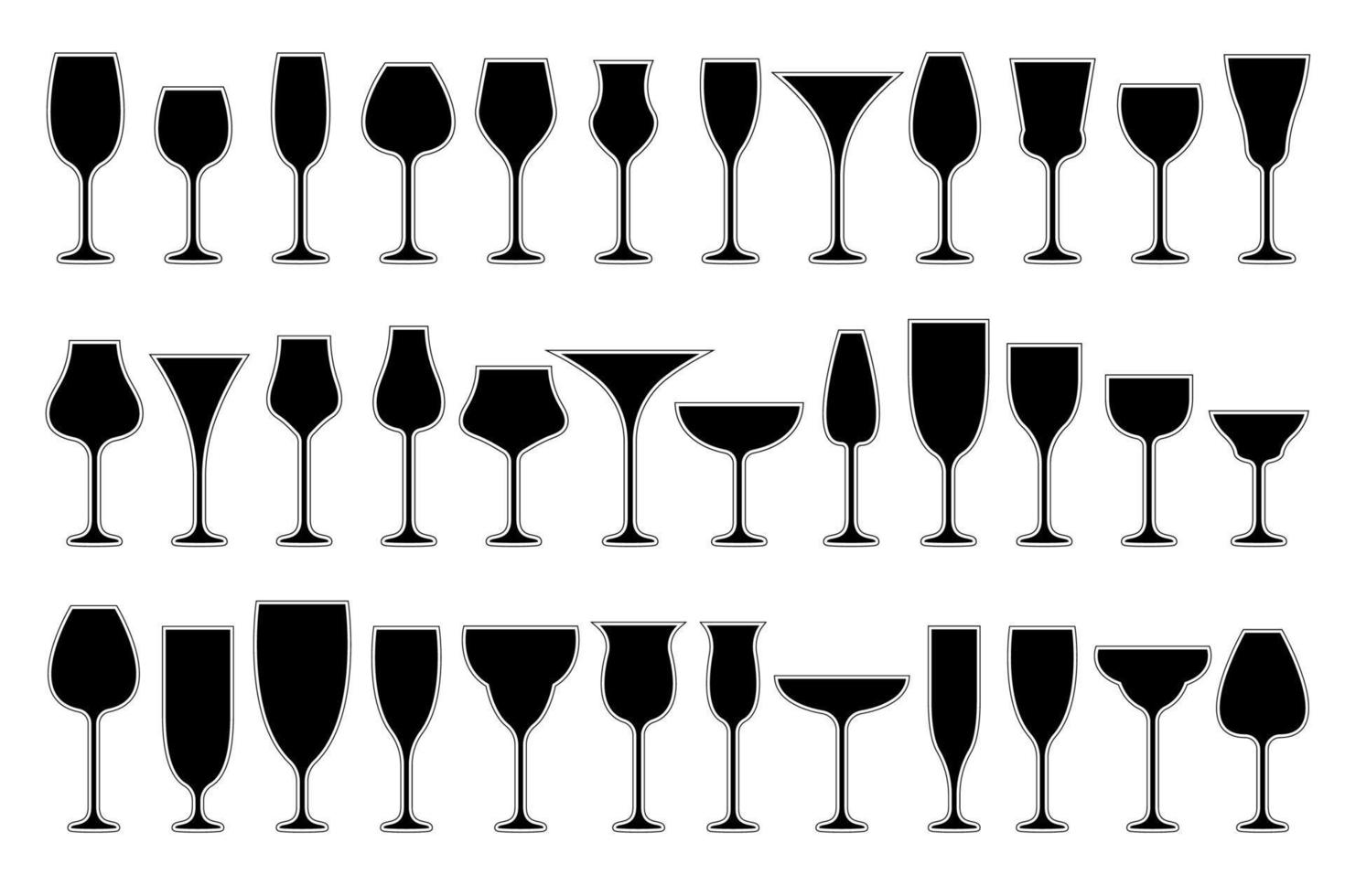 Drink glass vector design illustration isolated on white background