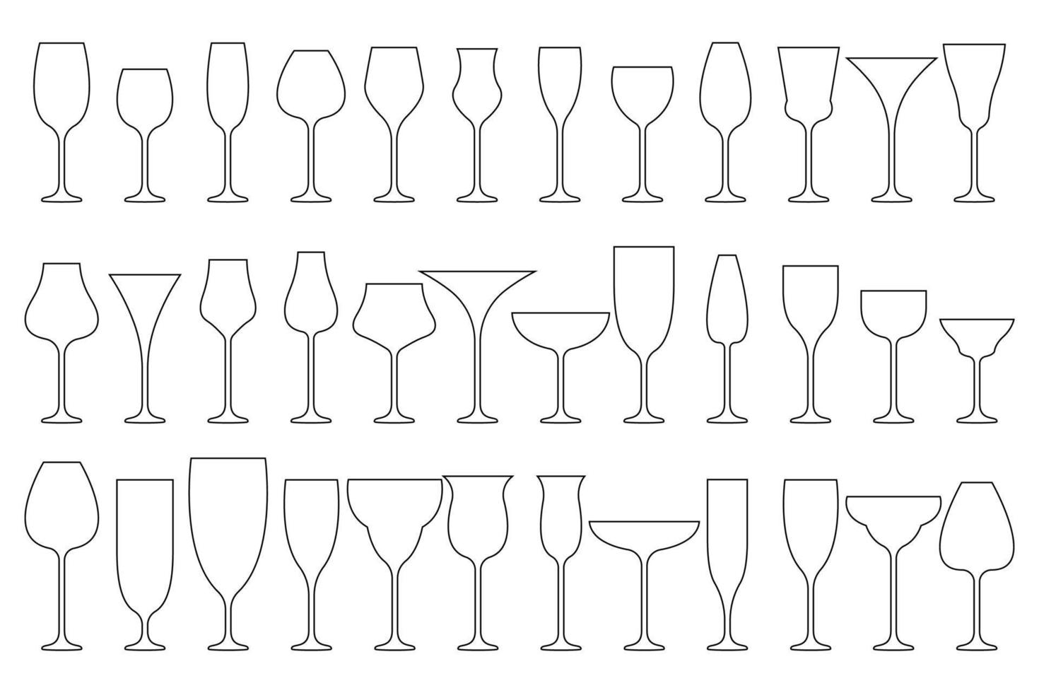Ilustración de diseño de vector de vidrio de bebida aislado sobre fondo blanco