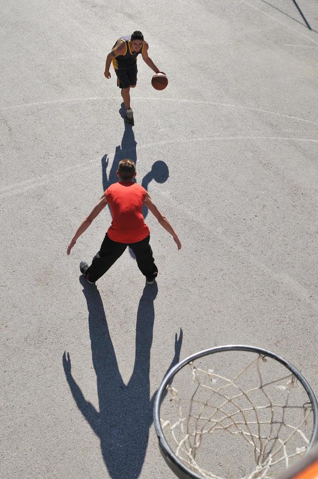 street basketball view photo