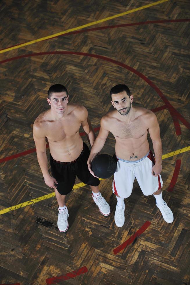 vista del juego de baloncesto foto