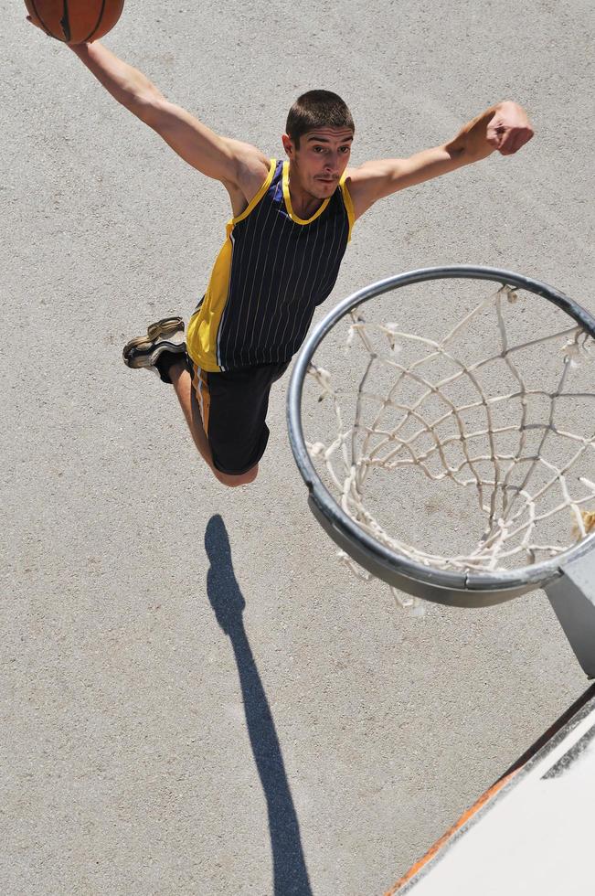 street basketball view photo