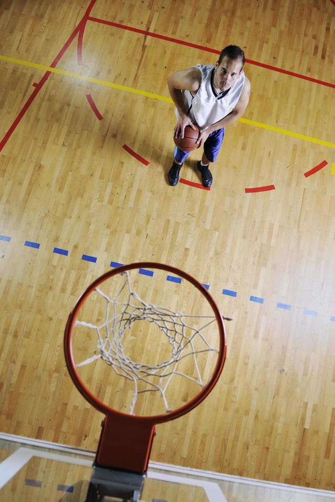 Basketball game view photo