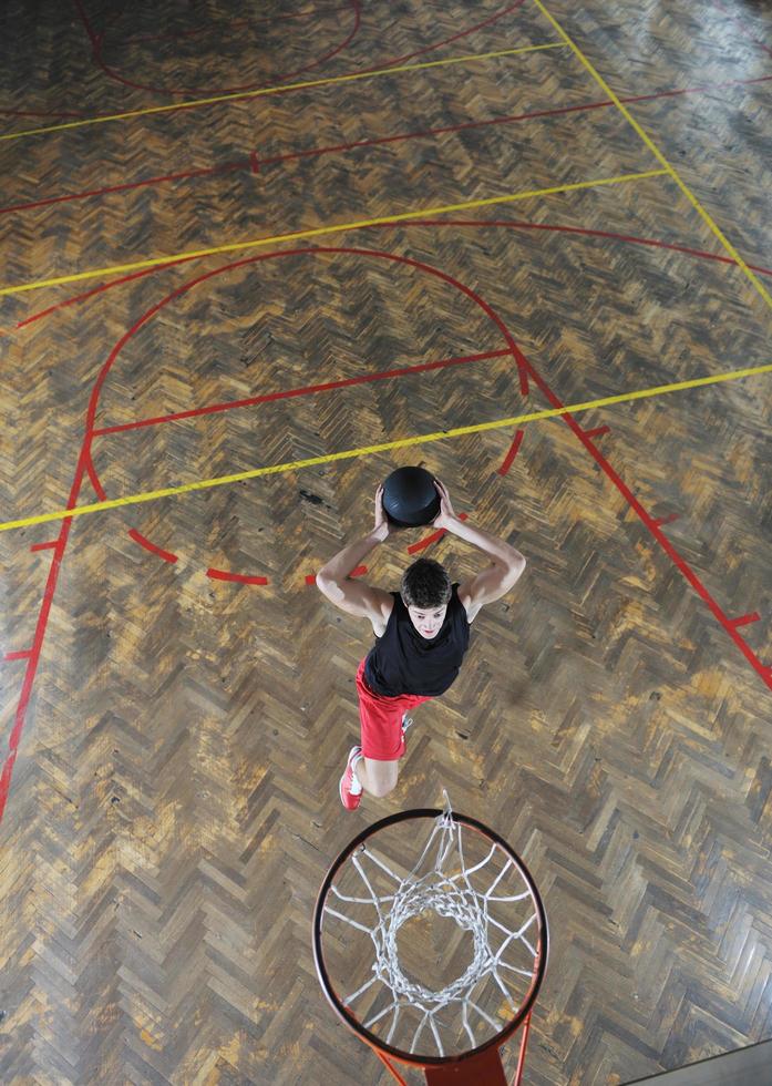 Basketball game view photo