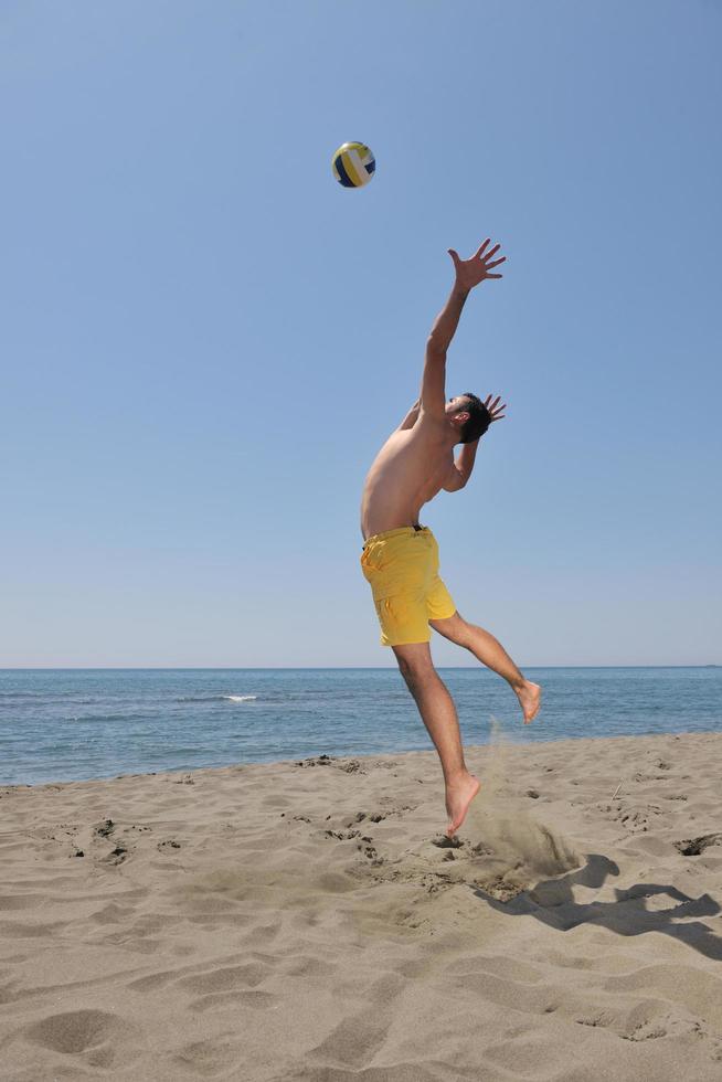 male beach volleyball game player photo