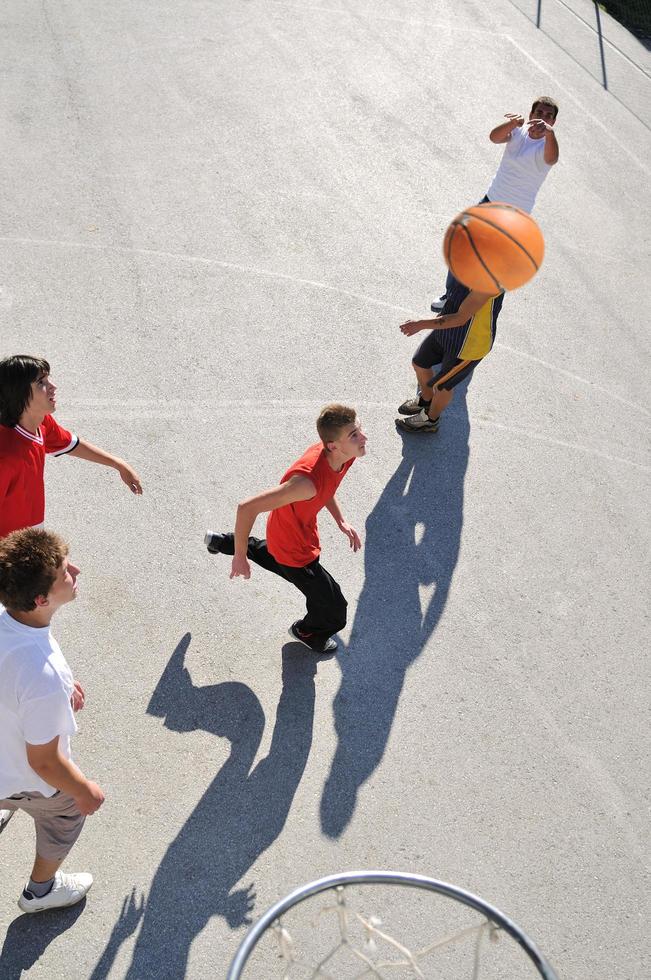 street basketball view photo