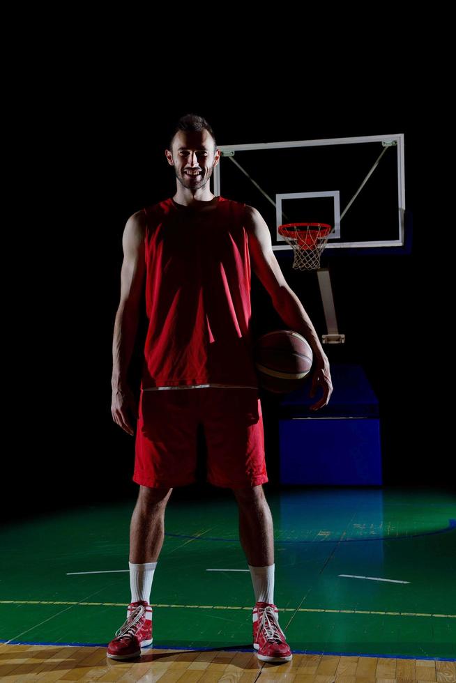 Basketball player portrait photo