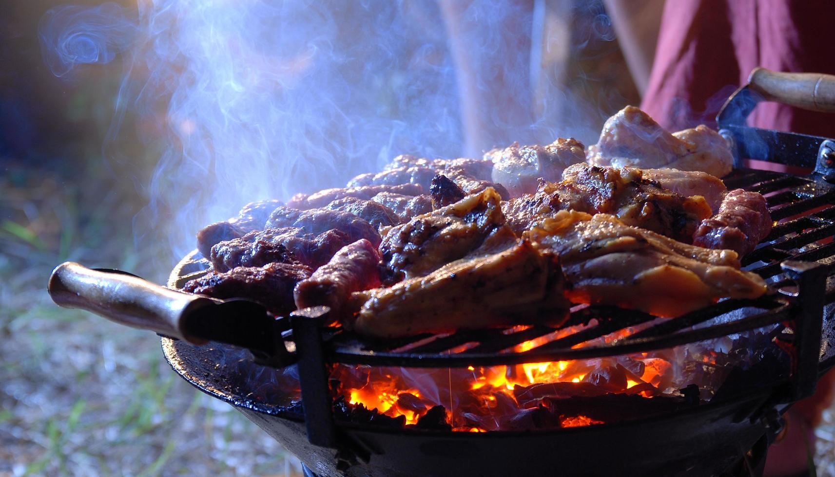 chicken on grill photo