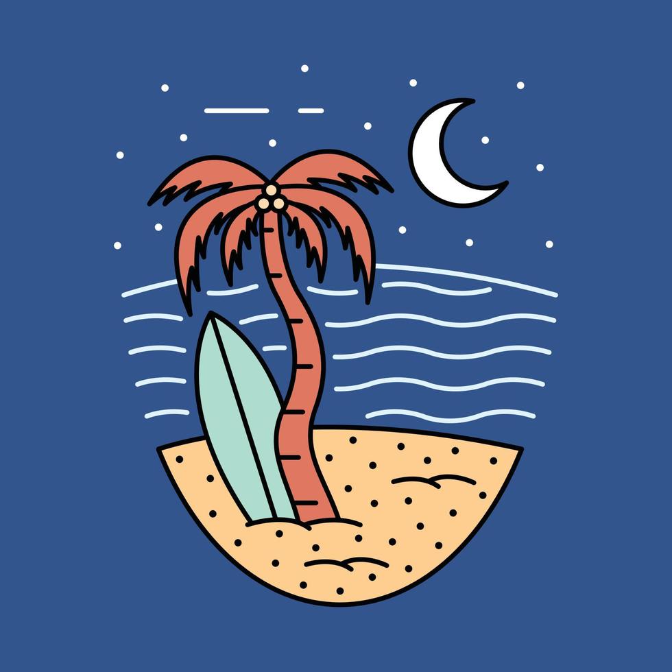 Camping with good view in the nature graphic illustration vector art t-shirt design