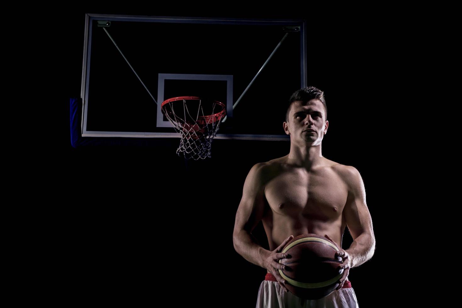 Basketball player portrait photo