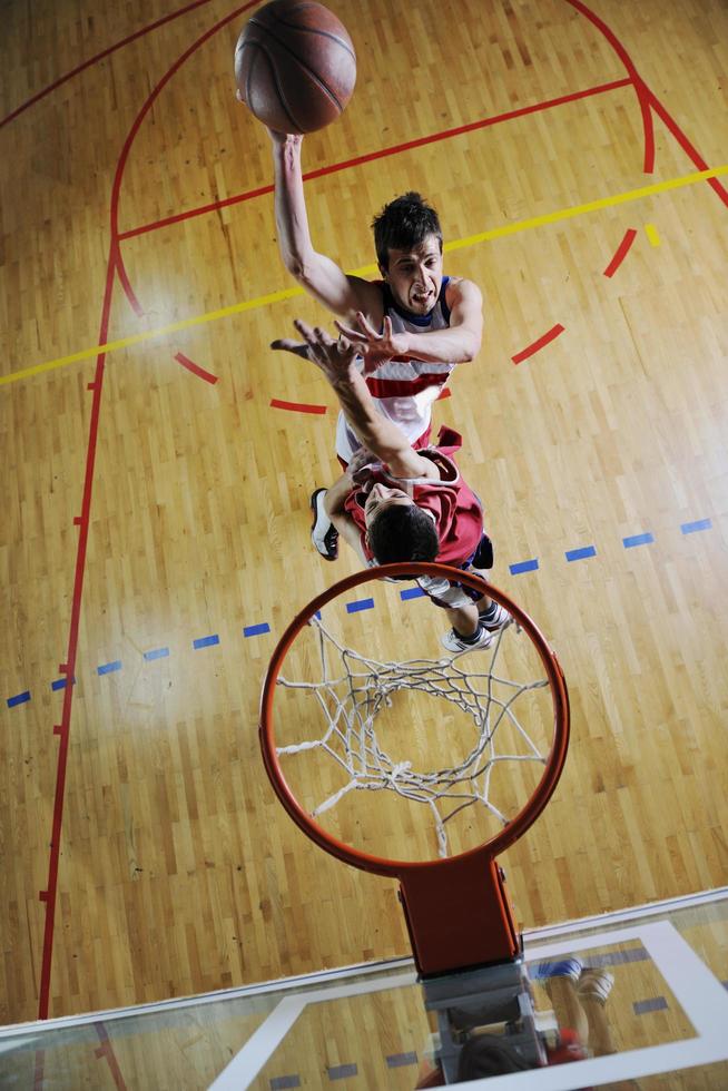 Basketball game view photo