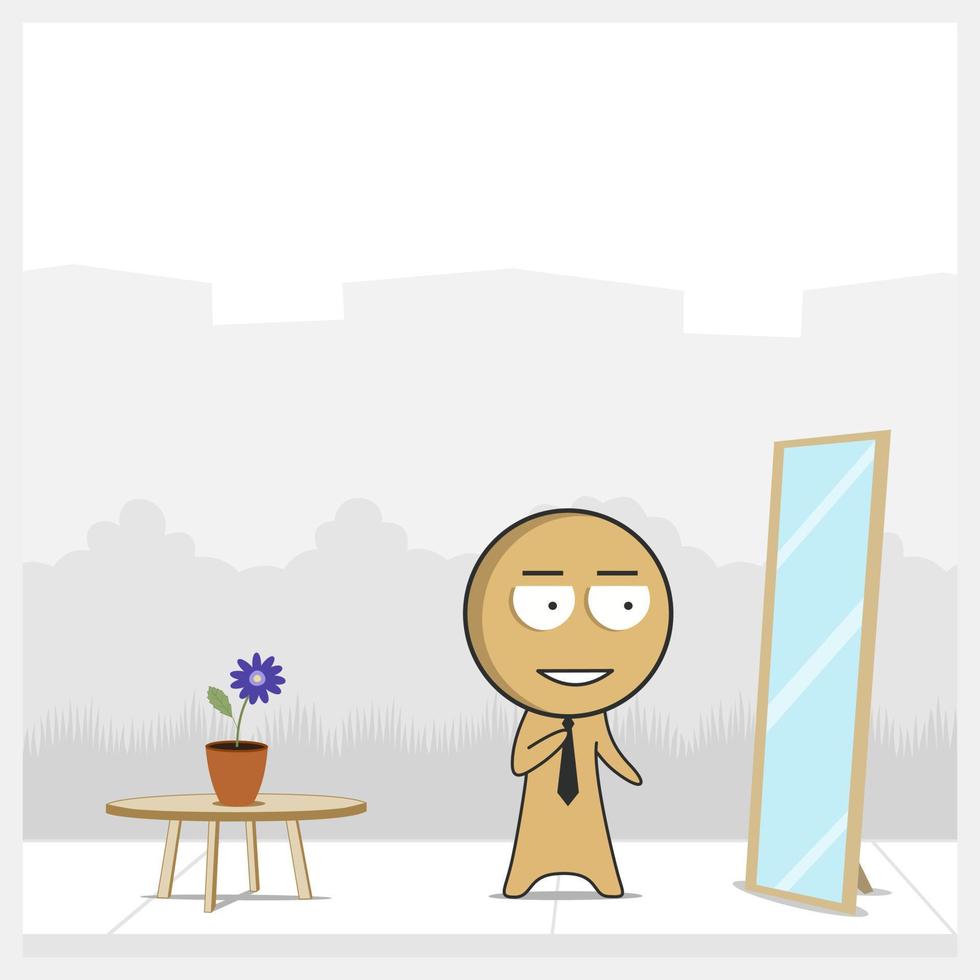 Businessman going to work vector