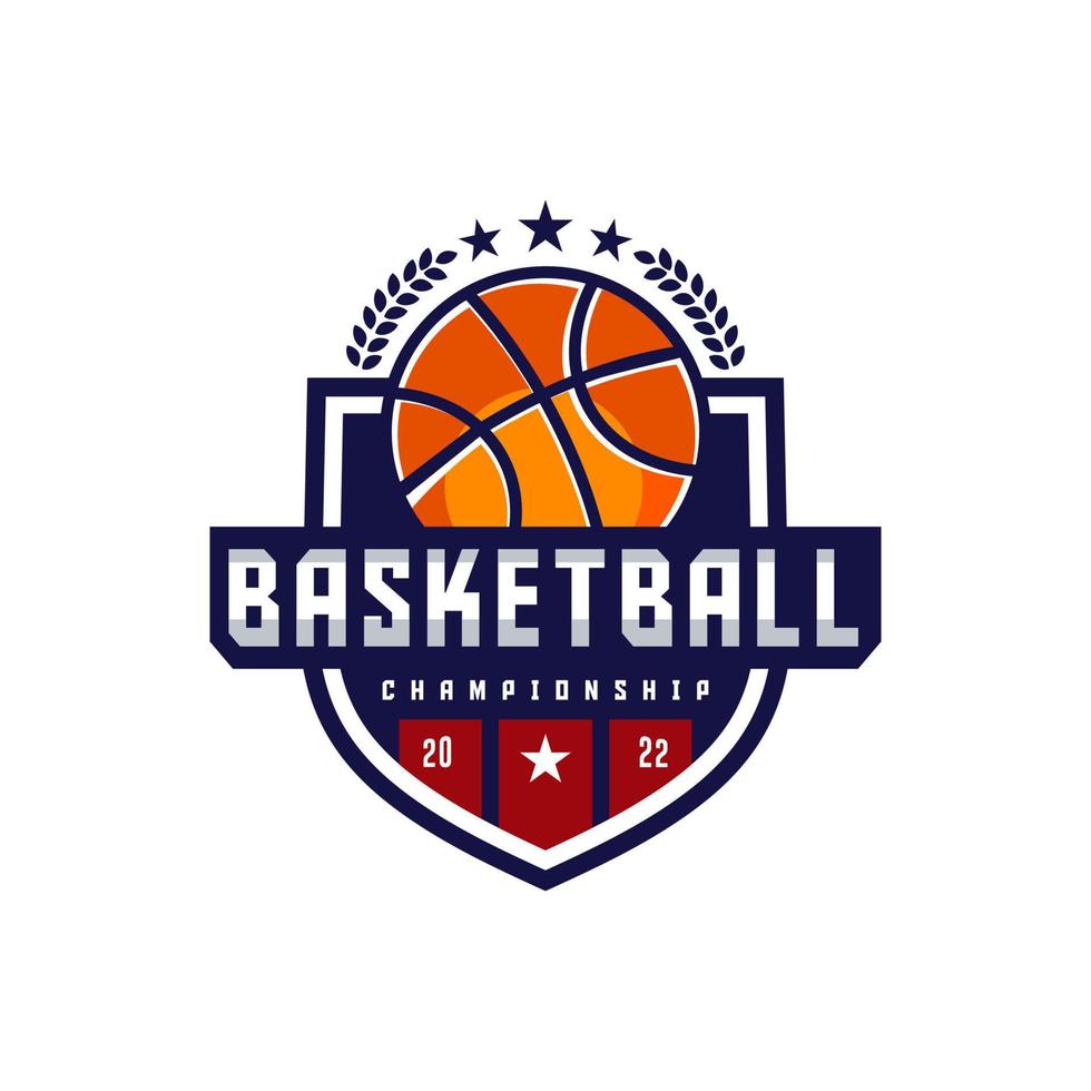 Basketball logo vector illustration