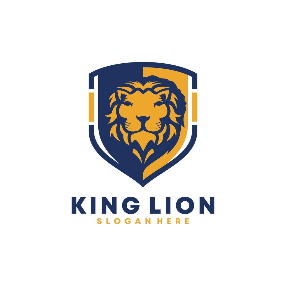 King lion vector illustration