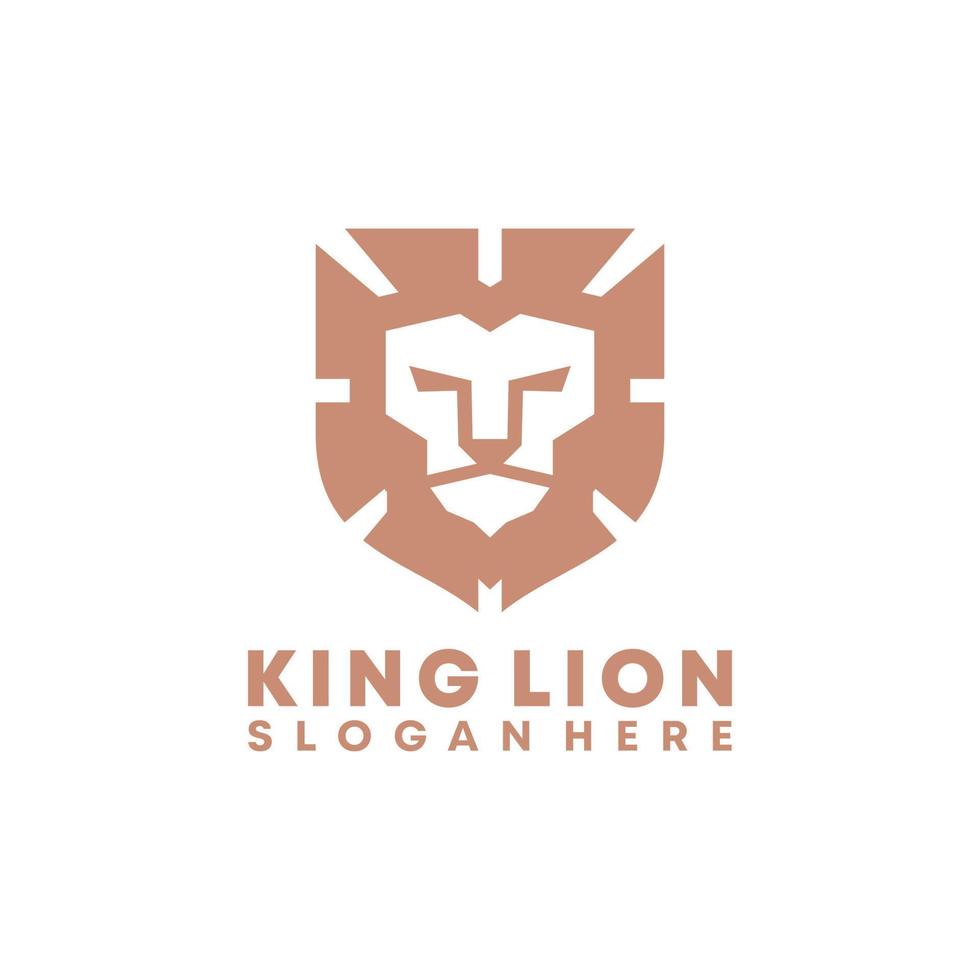 King lion vector illustration