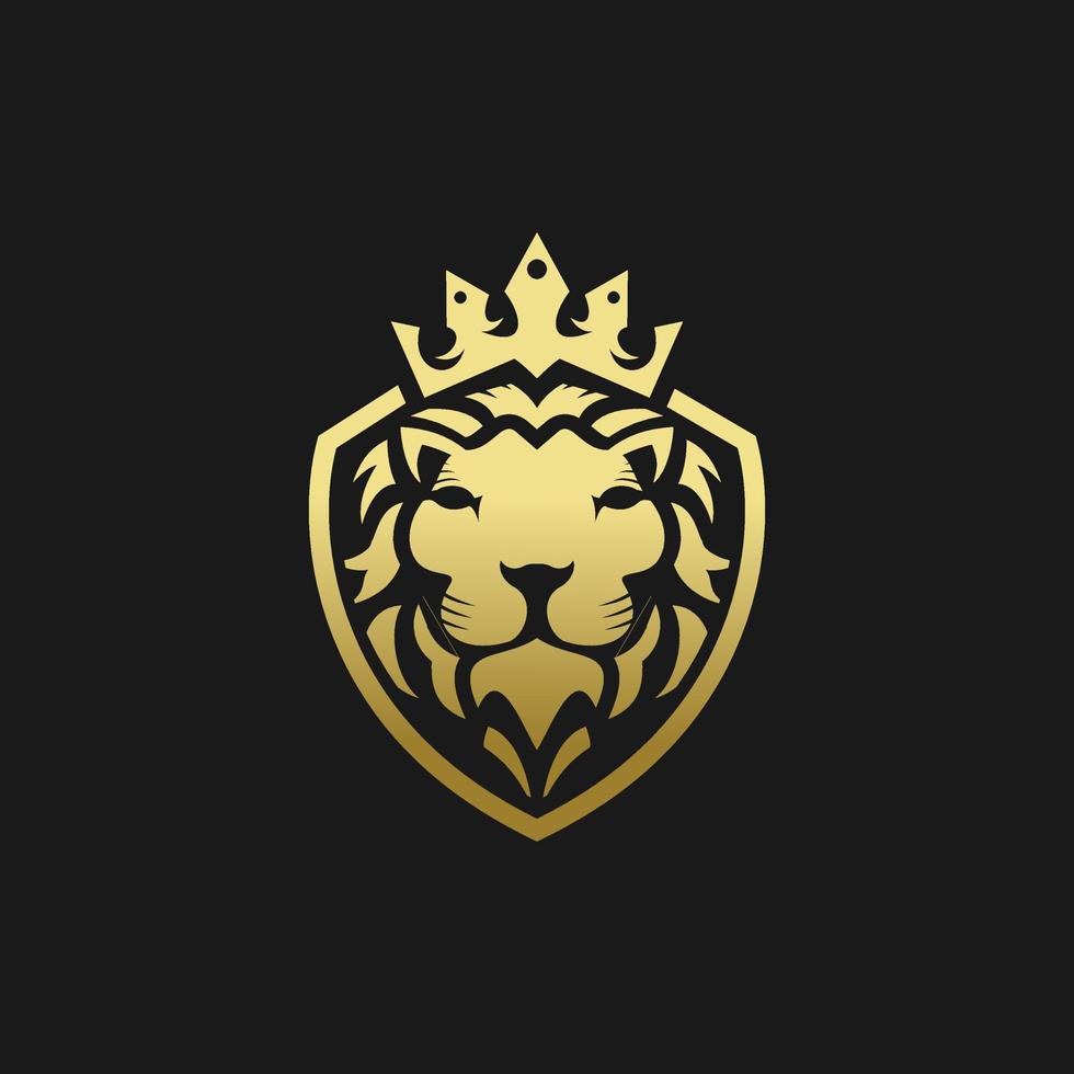 King lion vector illustration