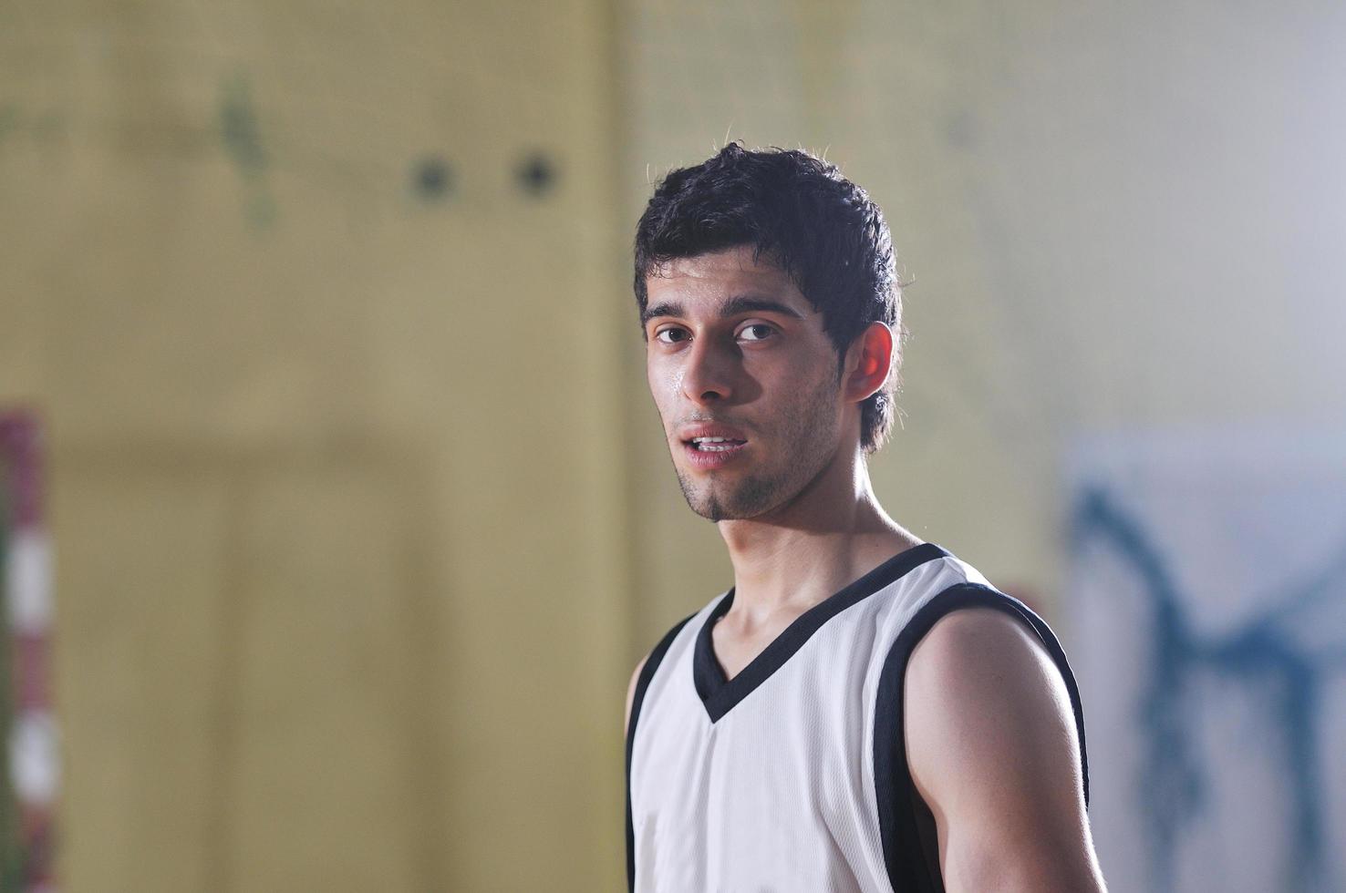 Retrato de jugador de baloncesto foto