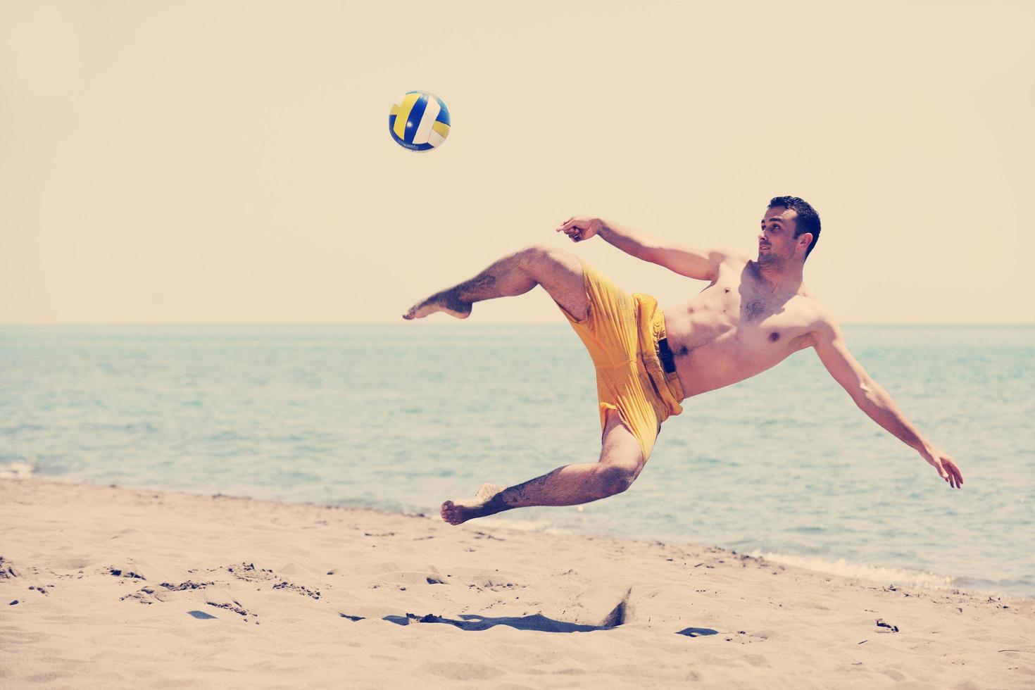 male beach volleyball game player 12646704 Stock Photo at Vecteezy