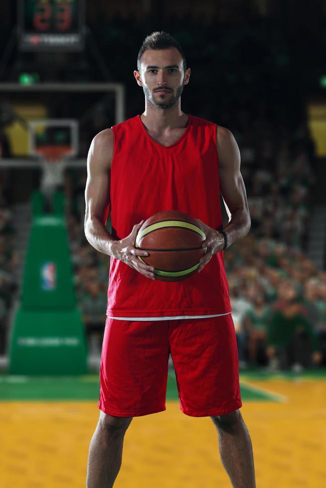 Basketball player portrait photo